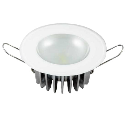Lumitec Mirage - Flush Mount Down Light - Glass Finish - 3-Color Red/Blue Non Dimming w/White Dimming [113198] - BuoyMart.com  Dome/Down Lights Lumitec