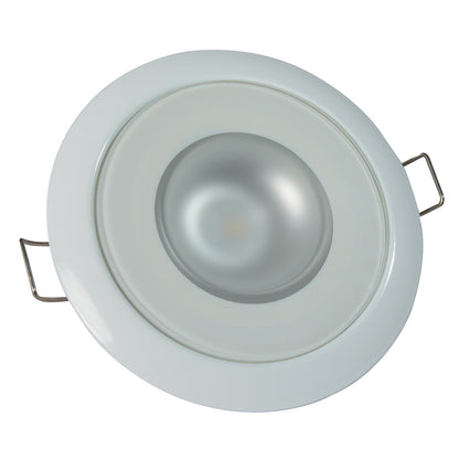 Lumitec Mirage - Flush Mount Down Light - Glass Finish/White Bezel - Warm White Dimming [113129] - BuoyMart.com  Dome/Down Lights Lumitec