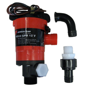 Johnson Pump Twin Port 1000 GPH Livewell Aerating Pump - 12V [48903] - BuoyMart.com  Livewell Pumps Johnson Pump