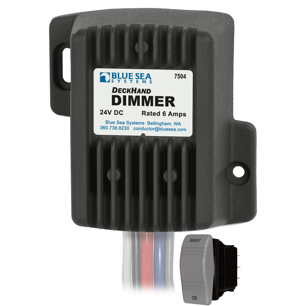 Blue Sea 7504 DeckHand Dimmer - 6 Amp/24V [7504] - BuoyMart.com  Switches & Accessories Blue Sea Systems