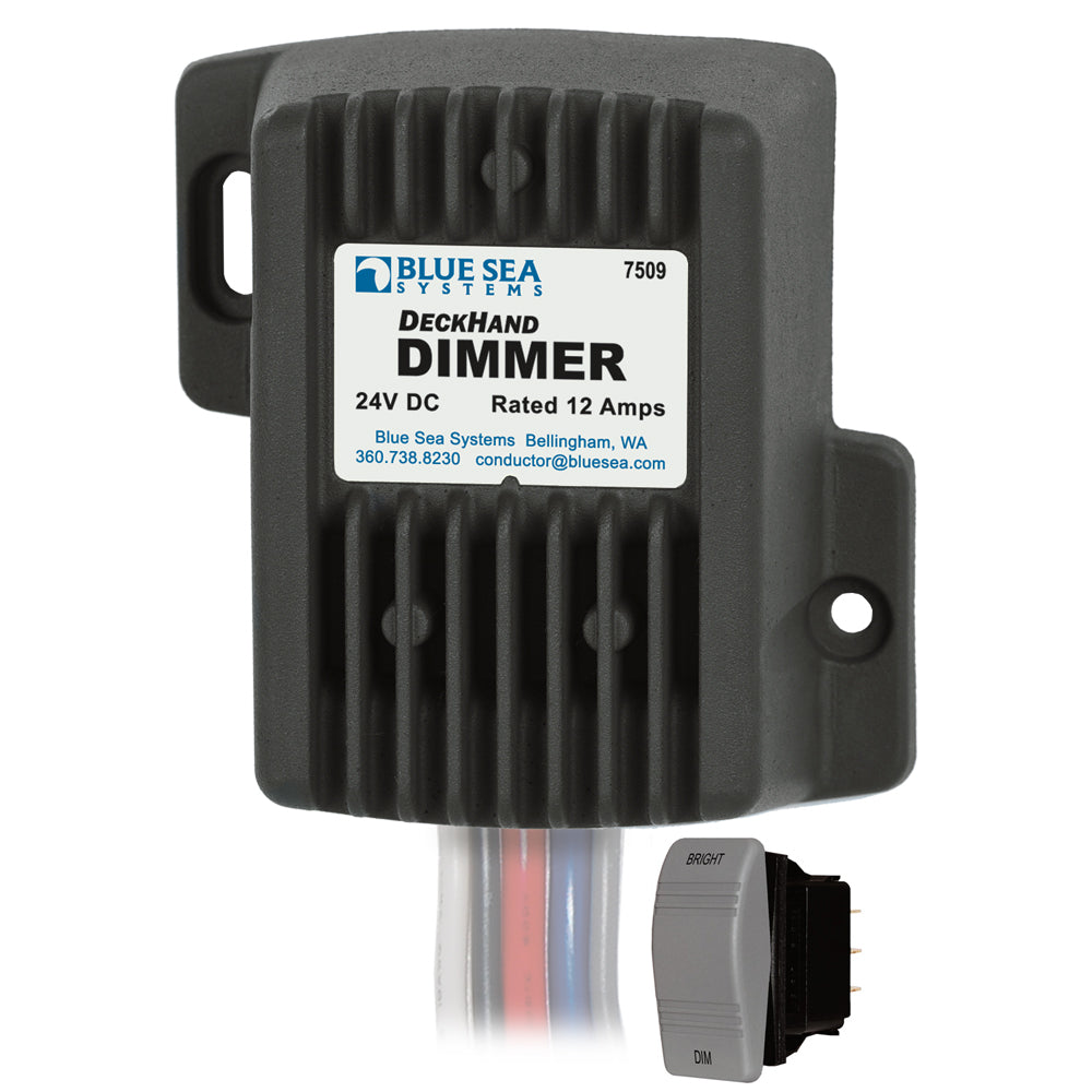 Blue Sea 7509 DeckHand Dimmer - 12 Amp/24V [7509] Blue Sea Systems