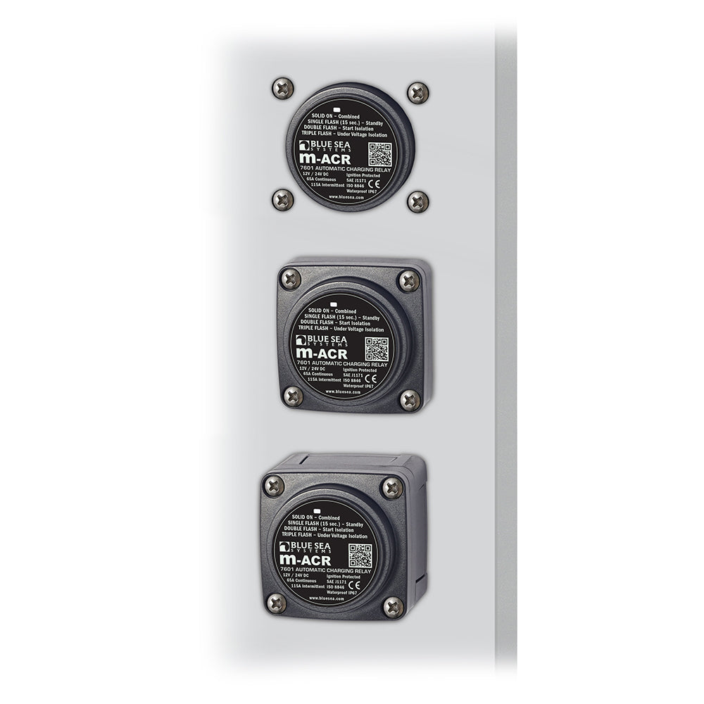 Blue Sea 7601 DC Mini ACR Automatic Charging Relay - 65 Amp [7601] - BuoyMart.com  Battery Management Blue Sea Systems