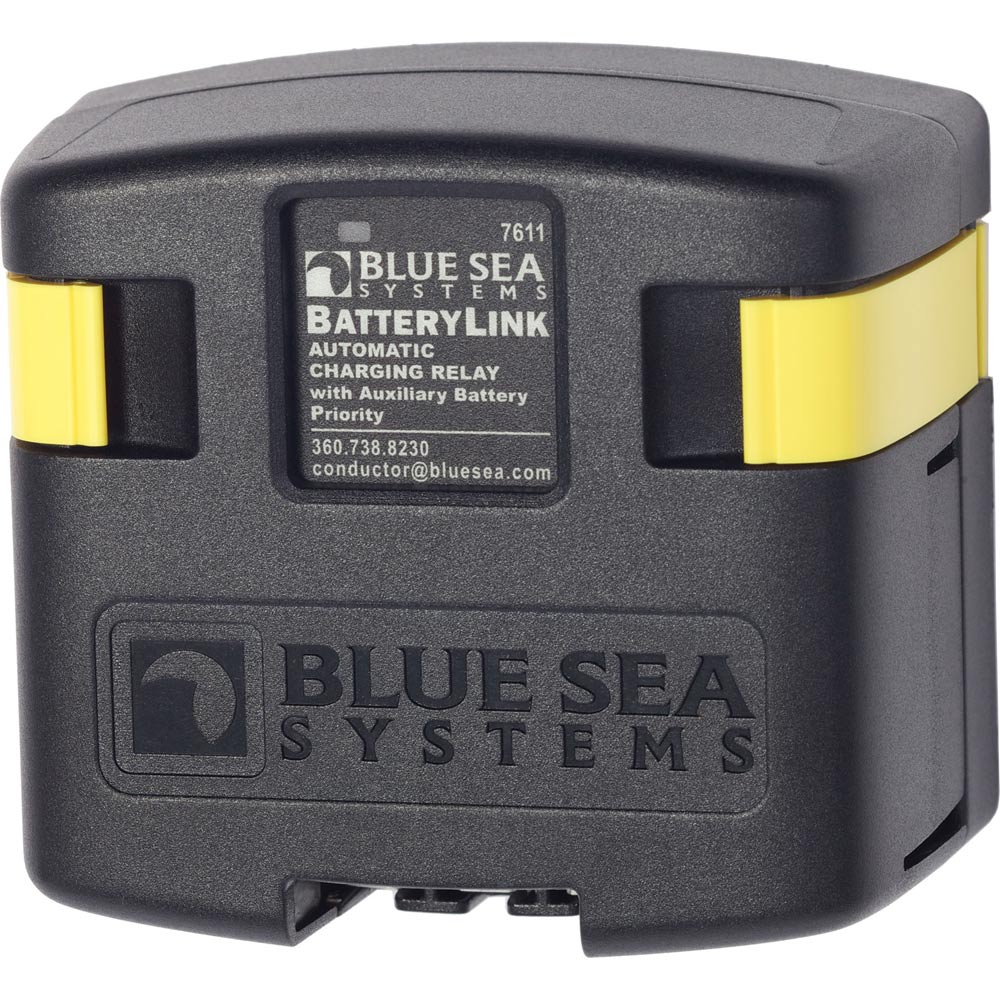 Blue Sea 7611 DC BatteryLink Automatic Charging Relay - 120 Amp w/Auxiliary Battery Charging [7611] - BuoyMart.com  Battery Management Blue Sea Systems
