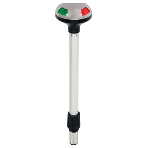 Perko Stealth Series LED Bi-Color 12" Pole Light - Small Threaded Collar - 2 Mile [1619DP2BLK] - BuoyMart.com  Navigation Lights Perko