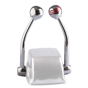 Schmitt Marine Standard Control Arm Set w/Red Throttle Knob  Plain Shift Knob - Includes Arms  Knobs Only [50050] - BuoyMart.com  Engine Controls Schmitt Marine