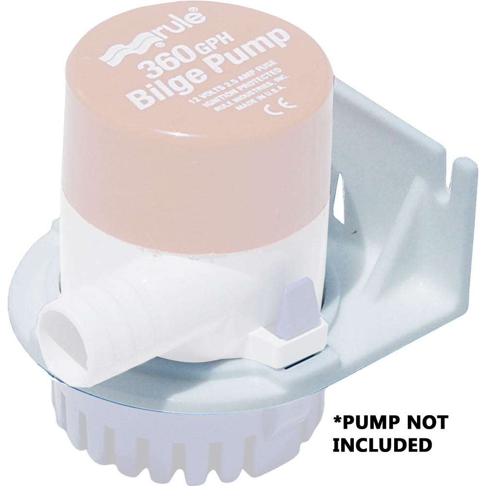 Rule Side Mount Bracket f/360-1100gph Round Pumps [66] - BuoyMart.com  Bilge Pumps Rule