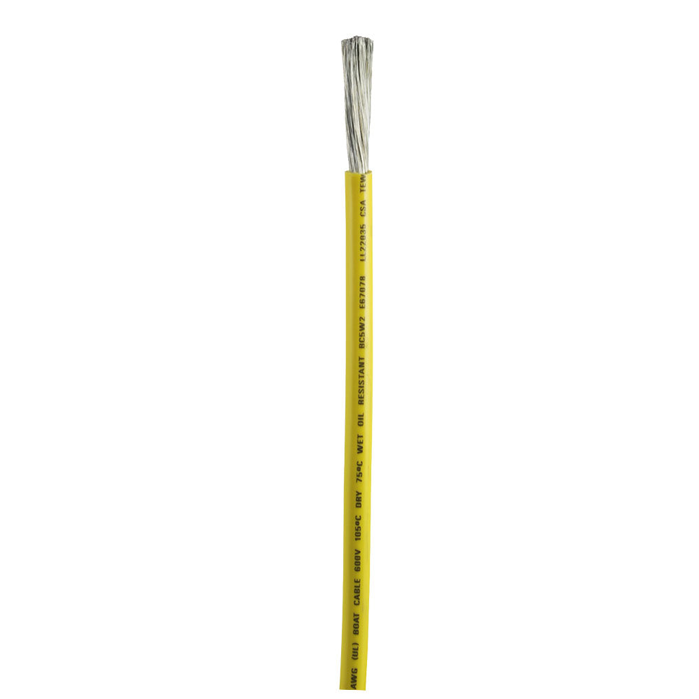 Ancor Yellow 4 AWG Battery Cable - Sold By The Foot [1139-FT] - BuoyMart.com  Wire Ancor
