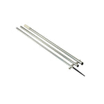 Lee's 13' Bright Silver Center Rigger Pole w/Black Spike 1-3/8" [MX8713CR] - BuoyMart.com  Outriggers Lee's Tackle