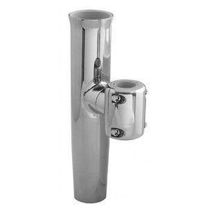 TACO  Stainless Steel Clamp-On Adjustable Rod Holder - Fits 7/8" & 1" O.D. Tubing [F16-2600POL-1] - BuoyMart.com  Rod Holders TACO Marine