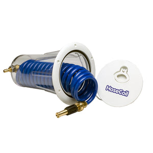 HoseCoil Flush Mount Enclosure w/Nozzle [HC15F] - BuoyMart.com  Cleaning HoseCoil
