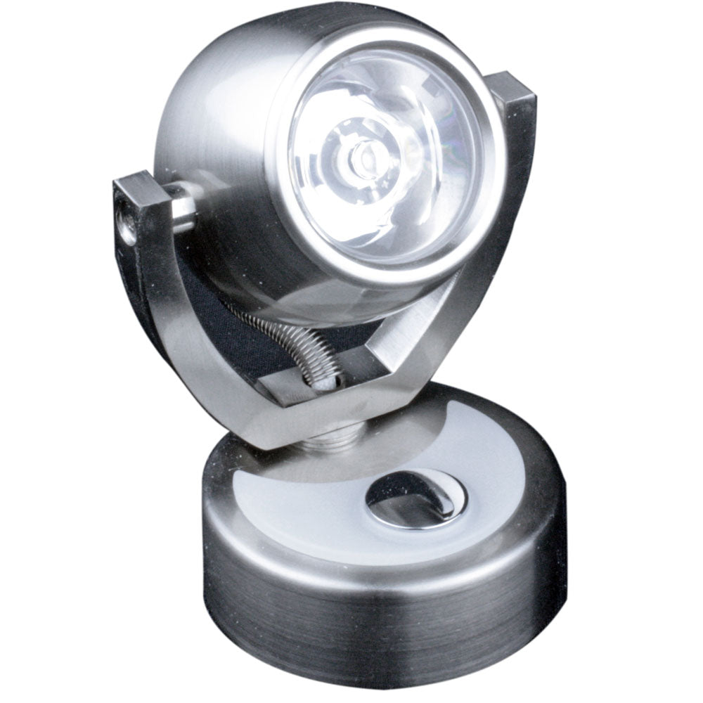 Lunasea Wall Mount LED Light w/Touch Dimming - Warm White/Brushed Nickel Finish - Rotating Light [LLB-33JW-81-OT] - BuoyMart.com  Interior / Courtesy Light Lunasea Lighting