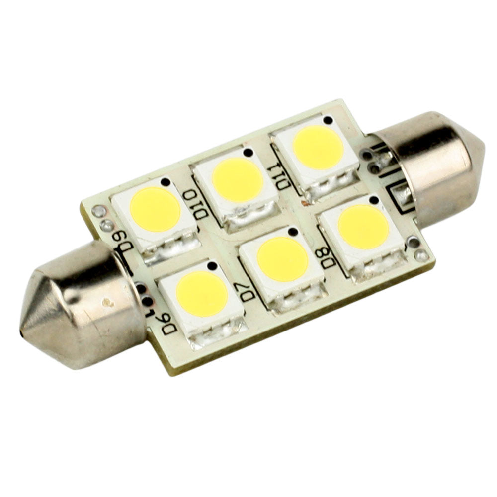 Lunasea Single-Sided 6 LED Festoon - 10-30VDC/1.5W/97 Lumens - Warm White [LLB-186W-21-00] - BuoyMart.com  Bulbs Lunasea Lighting