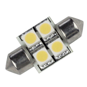 Lunasea Single-Sided 4 LED Festoon - 10-30VDC/0.7W/60 Lumens - Warm White [LLB-202W-21-00] - BuoyMart.com  Bulbs Lunasea Lighting