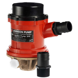 Johnson Pump Pro Series 1600GPH Tournament Livewell/Baitwell Pump - 24V [16004B-24] - BuoyMart.com  Livewell Pumps Johnson Pump