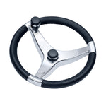 Schmitt Marine Evo Pro 316 Cast Stainless Steel Steering Wheel w/Control Knob - 15.5" Diameter [7241521FGK] - BuoyMart.com  Steering Wheels Schmitt Marine