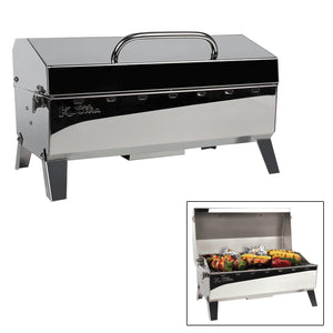 Kuuma Stow N Go 160 Gas Grill w/Thermometer and Ignitor [58131] - BuoyMart.com  Deck / Galley Kuuma Products