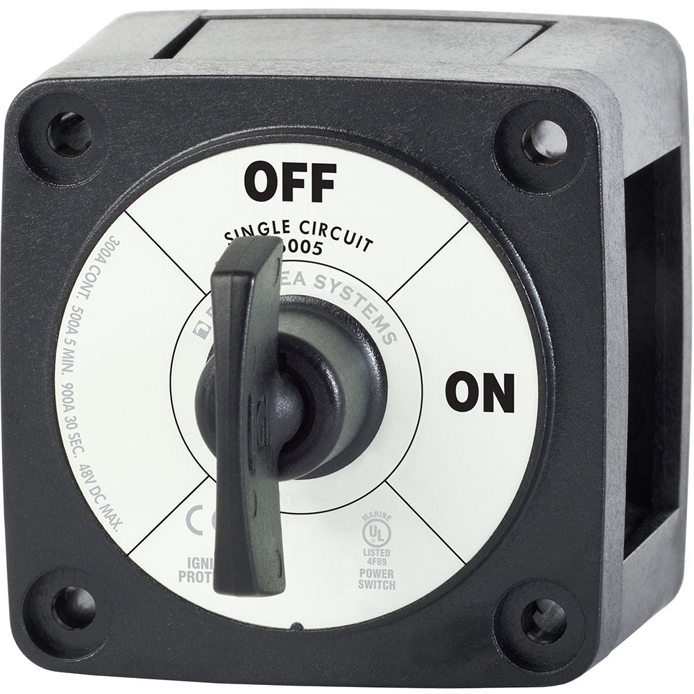 Blue Sea 6005200 Battery Switch Single Circuit ON-OFF - Black [6005200] - BuoyMart.com  Battery Management Blue Sea Systems