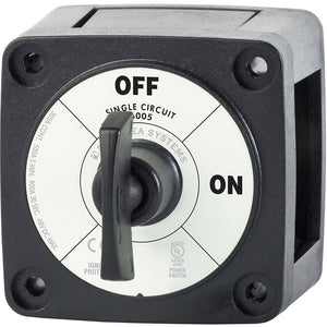 Blue Sea 6005200 Battery Switch Single Circuit ON-OFF - Black [6005200] - BuoyMart.com  Battery Management Blue Sea Systems