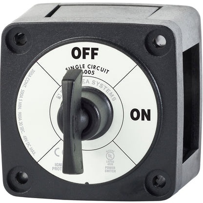 Blue Sea 6005200 Battery Switch Single Circuit ON-OFF - Black [6005200] - BuoyMart.com  Battery Management Blue Sea Systems