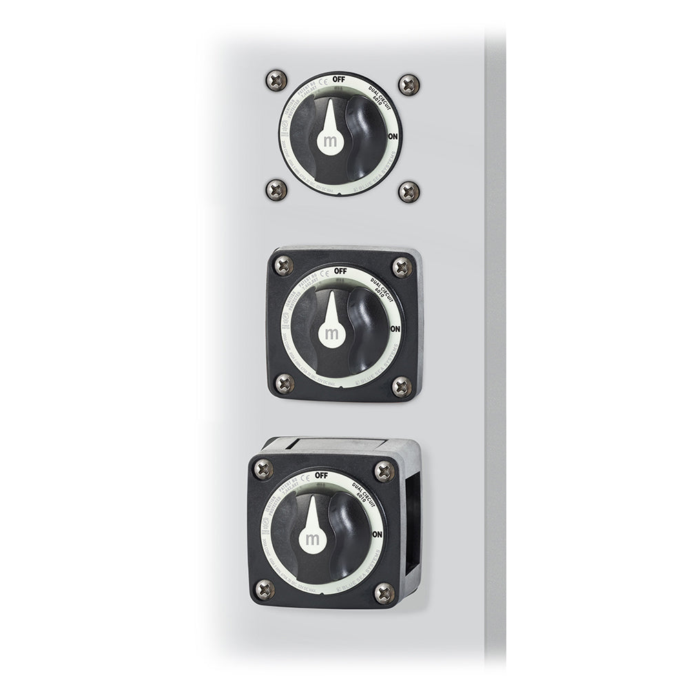 Blue Sea 6010200 Battery Switch Dual Circuit - Black [6010200] - BuoyMart.com  Battery Management Blue Sea Systems
