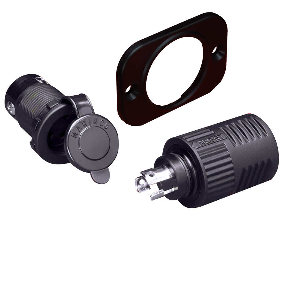 Marinco ConnectPro Charging/Trolling System Receptacle & Plug [12VCP] - BuoyMart.com  Shore Power Marinco