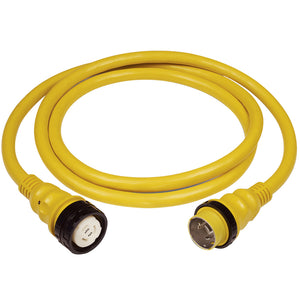 Marinco 50Amp 125/250V Shore Power Cable - 25' - Yellow [6152SPP-25] - BuoyMart.com  Shore Power Marinco