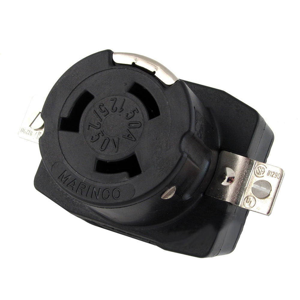 Marinco 6369CR 125/250V 50Amp Wire Dockside Receptacle [6369CR] - BuoyMart.com  Shore Power Marinco