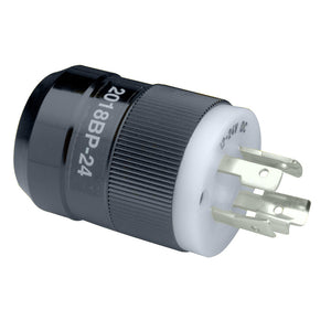 Marinco 2018BP-24 Trolling Motor Plug (Male) 12/24V - Black [2018BP-24] - BuoyMart.com  Shore Power Marinco