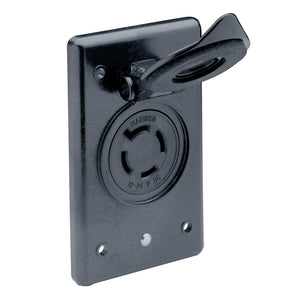 Marinco 2018BR-MB 12/24V Receptacle w/Flip Lid [2018BR-MB] - BuoyMart.com  Shore Power Marinco
