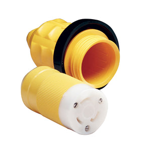 Marinco 305CRCN.VPK 30A Female Connector w/Cover & Rings [305CRCN.VPK] - BuoyMart.com  Shore Power Marinco