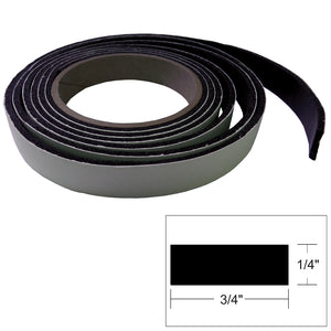 TACO Hatch Tape - 8'L x 1/4"H x "W - Black [V30-0748B8-2] - BuoyMart.com  Accessories TACO Marine