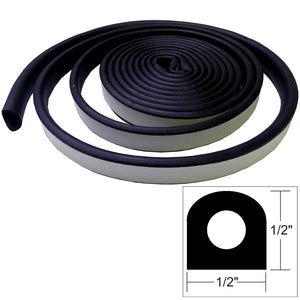 TACO Weather Seal - 10'L x 1/2"W x 1/2"H - Black [V30-0202B10-1] - BuoyMart.com  Accessories TACO Marine