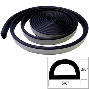 TACO Weather Seal - 10'L x 3/8"H x "W - Black [V30-0109B10-1] - BuoyMart.com  Accessories TACO Marine