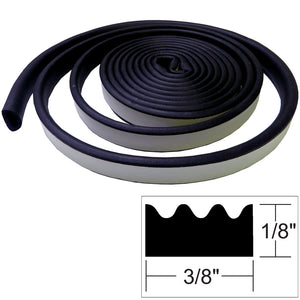 TACO Weather Seal - 10'L x "H x 3/8"W - Black [V30-0113B10-1] - BuoyMart.com  Accessories TACO Marine
