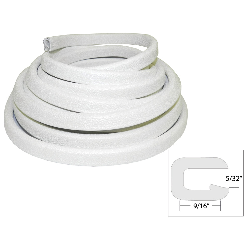 TACO Flexible Vinyl Trim - 5/32" Opening x 9/16"W x 25'L - White [V30-1005W25-1] - BuoyMart.com  Accessories TACO Marine