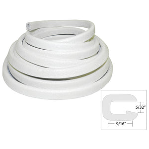 TACO Flexible Vinyl Trim - 5/32" Opening x 9/16"W x 25'L - White [V30-1005W25-1] - BuoyMart.com  Accessories TACO Marine