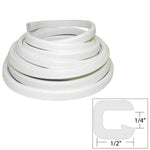 TACO Flexible Vinyl Trim - 1/4" Opening x 1/2"W x 25'L - White [V30-1008W25-1] - BuoyMart.com  Accessories TACO Marine