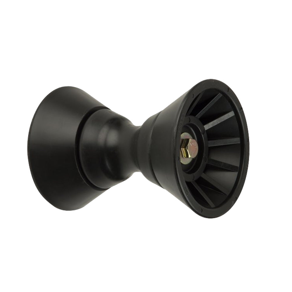 C.E. Smith 4" Bow Bell Roller Assembly - Black TPR [29333] - BuoyMart.com  Rollers & Brackets C.E. Smith