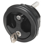 Whitecap Compression Handle - Nylon Black/Black - Locking [3726BC] - BuoyMart.com  Latches Whitecap