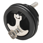 Whitecap Compression Handle - Nylon Black/SS - Locking [6228BC] - BuoyMart.com  Latches Whitecap
