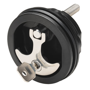 Whitecap Compression Handle - Nylon Black/SS - Locking [6228BC] - BuoyMart.com  Latches Whitecap