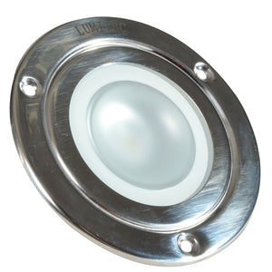 Lumitec Shadow - Flush Mount Down Light - Polished SS Finish - 3-Color Red/Blue Non Dimming w/White Dimming [114118] - BuoyMart.com  Dome/Down Lights Lumitec