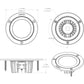 Lumitec Shadow - Flush Mount Down Light - Polished SS Finish - 3-Color Red/Blue Non Dimming w/White Dimming [114118] - BuoyMart.com  Dome/Down Lights Lumitec