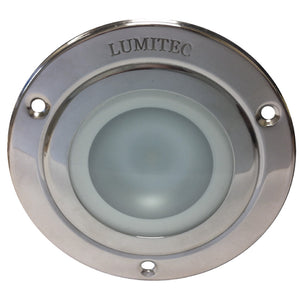 Lumitec Shadow - Flush Mount Down Light - Polished SS Finish - 3-Color Red/Blue Non Dimming w/White Dimming [114118] - BuoyMart.com  Dome/Down Lights Lumitec
