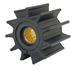 Jabsco Impeller Kit - 12 Blade - Neoprene - 3-" Diameter - Brass Insert - Spline Drive [17935-0001-P] - BuoyMart.com  Impellers Jabsco