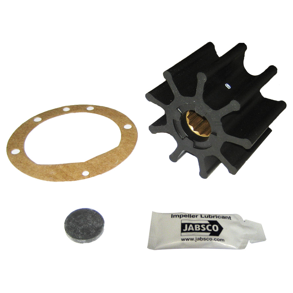 Jabsco Impeller Kit - 9 Blade - Nitrile - 3-3/4" Diameter x 2-1/2" W, 1" Shaft Diameter [836-0003-P] - BuoyMart.com  Impellers Jabsco