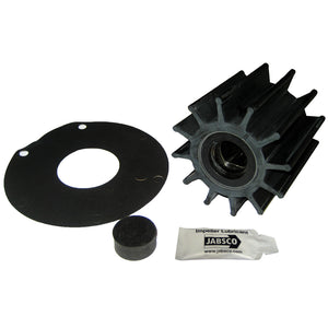 Jabsco Impeller Kit - 12 Blade - Neoprene - 3-" Diameter - Plastic Insert - Double Flat Drive [17370-0001-P] - BuoyMart.com  Impellers Jabsco