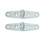 Whitecap Strap Hinge - CP/Brass - 4" x 1" - Pair [S-0604] - BuoyMart.com  Hinges Whitecap
