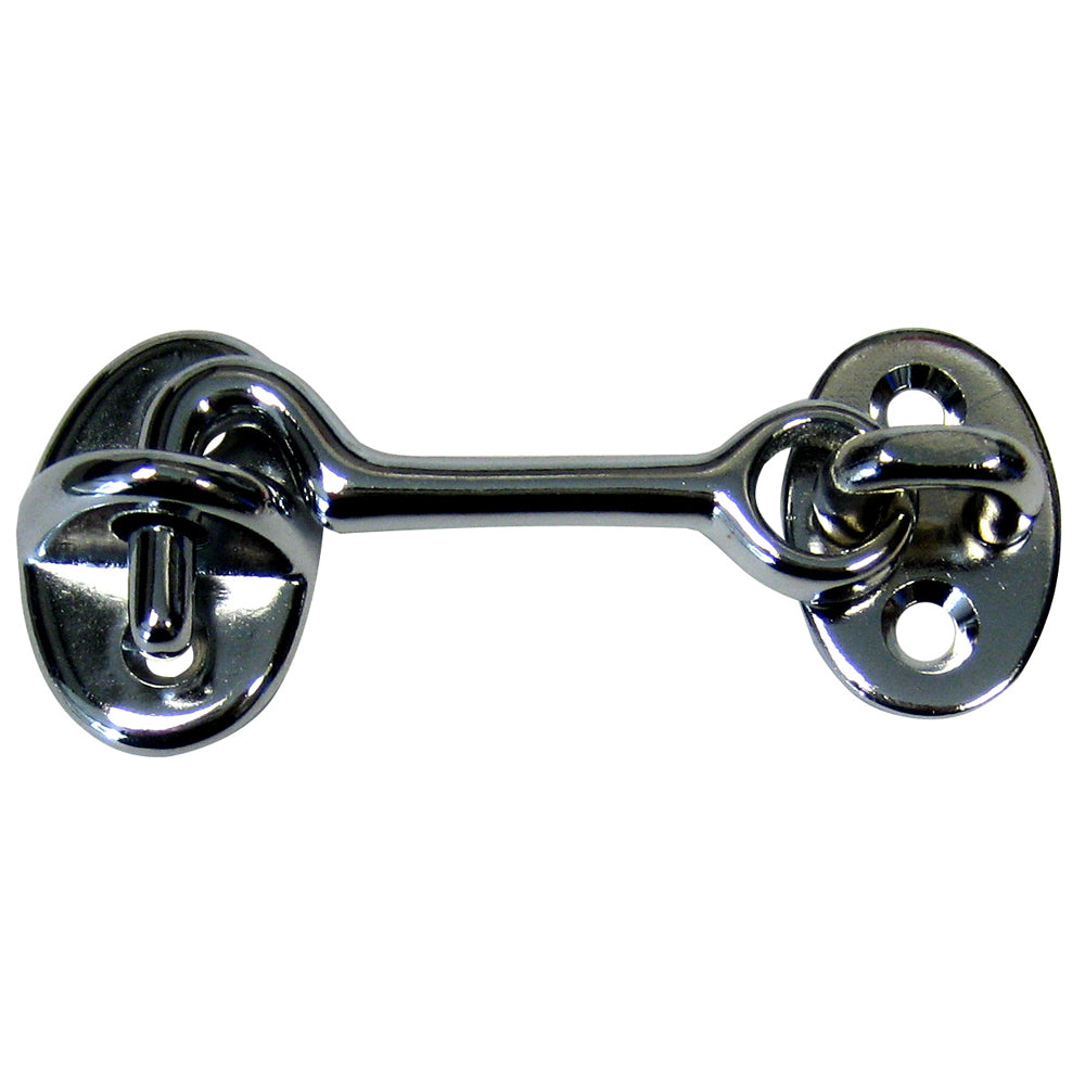 Whitecap Cabin Door Hook - CP/Brass - 2" [S-1401C] - BuoyMart.com  Latches Whitecap