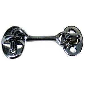 Whitecap Cabin Door Hook - CP/Brass - 2" [S-1401C] - BuoyMart.com  Latches Whitecap